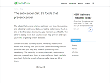 Tablet Screenshot of healthyandpretty.com